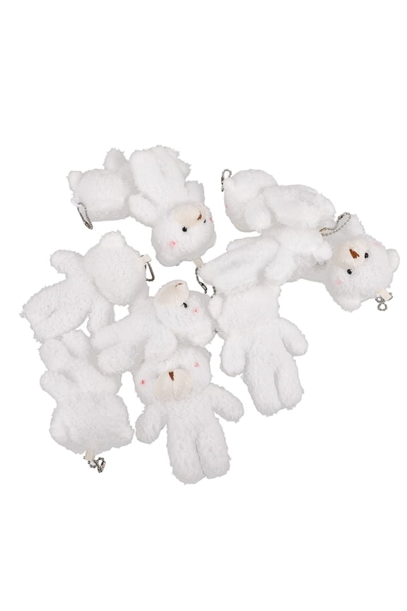 10Pcs Small Bear Keychain Jointed Bear Suitable For Children