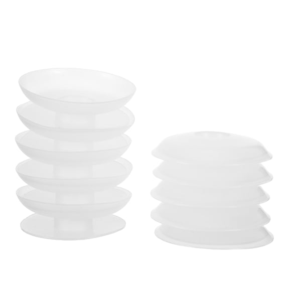 LOLIPPYY 10-Pack Small Plastic Thread Spools Empty Bobbins for Crafting, Embroidery, Sewing and Cord Organization