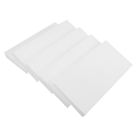 LOLIPPYY 10Pcs Smooth White Polystyrene Foam Blocks for DIY Flower Foam Shapes and Craft Sculpting