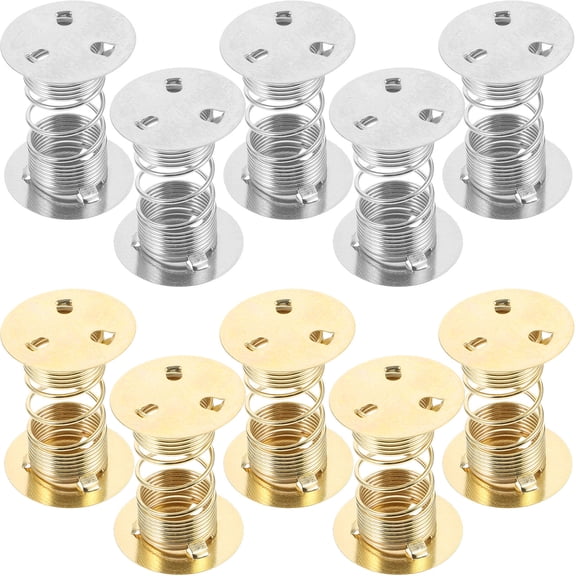 LOLIPPYY 10Pcs Spring Base for Dolls with Adhesive Sticker for Car Dashboard Swinging Ornaments