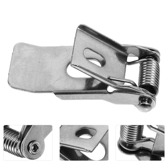 LOLIPPYY Downlight Recessed Light Clips Plated Silver Iron for Fixing Ceiling Fixtures 10Pcs