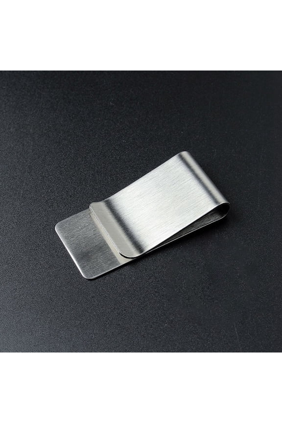 10Pcs Stainless Steel Money Clips Wallet Sleek Front Pocket Holder for Cash and Cards