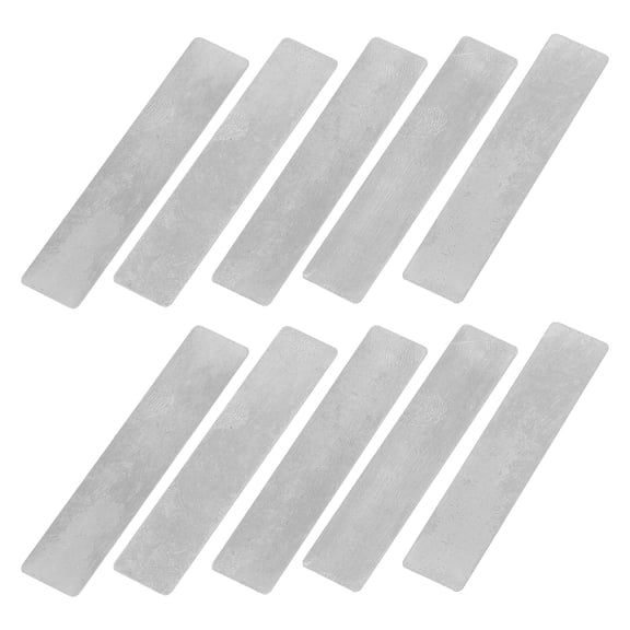 LOLIPPYY 10Pcs Stainless Steel Reed Valve Plate for Air Compressor Stable Airflow Silver