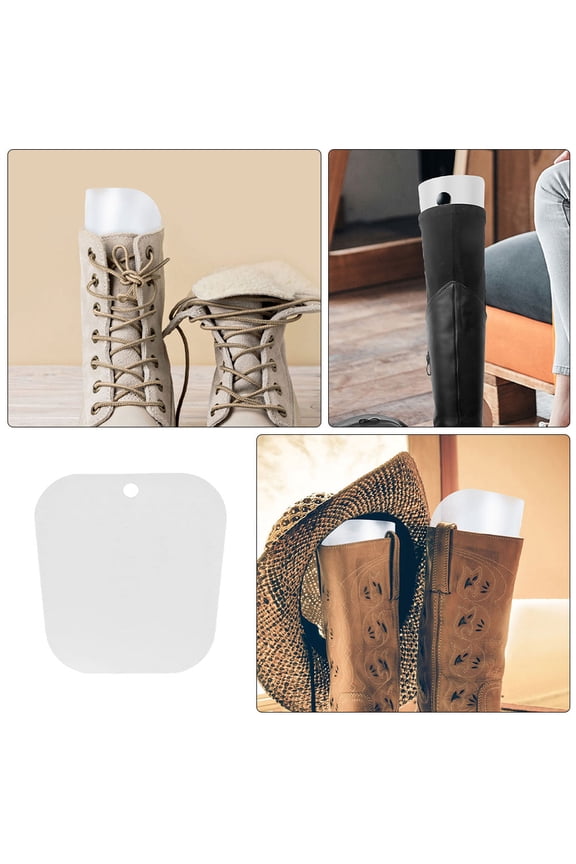 10Pcs Tall Boot Shaper Inserts with Extended Design for Over The Knee Boots White