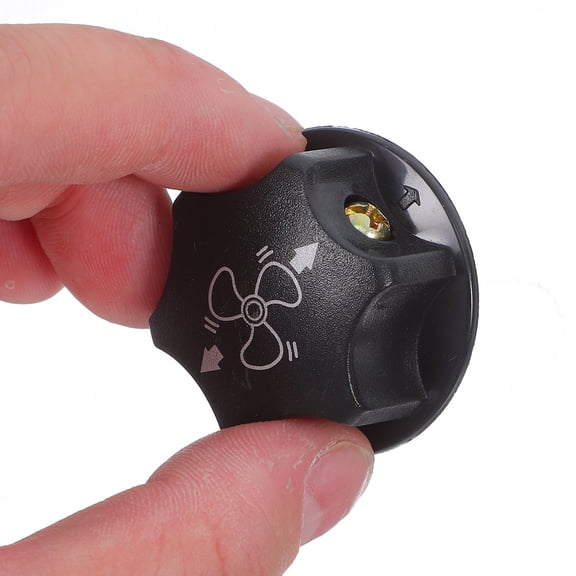 LOLIPPYY 10Pcs Universal Fan Knobs Black Plastic Control Dial for Heavy Duty Industrial Cooling Fans