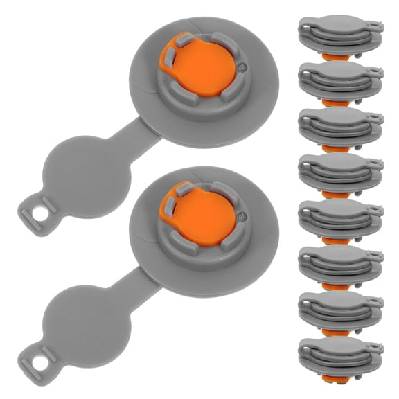 LOLIPPYY 10Pcs Universal Leakproof Air Valve Caps for Inflatable Pillows Travel Cushions and Camping Mattresses