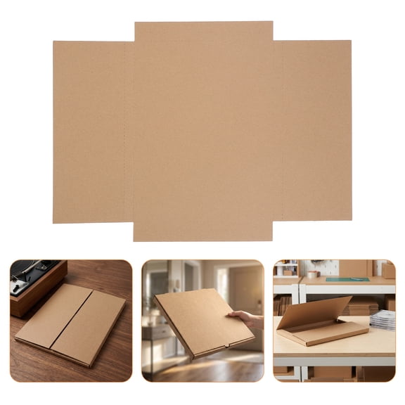 LOLIPPYY 10Pcs Vinyl Record Shipping Boxes Light Yellow Cd Mailer Boxes for Secure Mailing