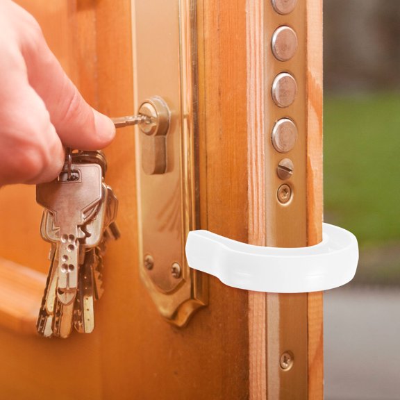 LOLIPPYY 10Pcs White Door Pinch Guard with Thickened Plastic for Safe Home Doors Drawers Windows