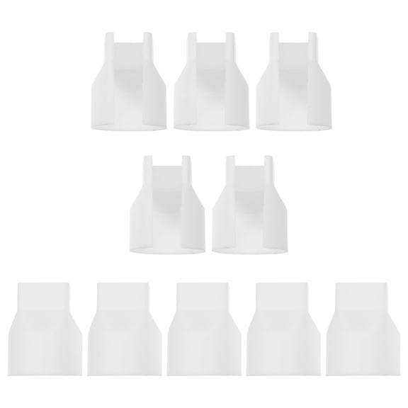 LOLIPPYY 10Pcs White Handrail Decorative Cap No Drill Post Cover Sleeve for Fence and Deck Railings