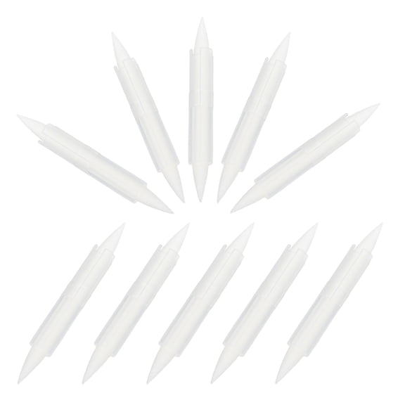 LOLIPPYY 10Pcs White Marker Pen Tips for Painting Compatible with Empty Paint Graffiti Pens