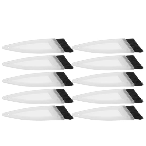 LOLIPPYY 10Pcs White Shoe Glue Applicator Brush with Angled Design for Precise Shoe Repair and Cleaning