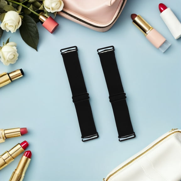 LOLIPPYY 10Pcs Wig Band Black Elastic Adjustable Strap for Wig Installation Hair Band Durable and Reliable