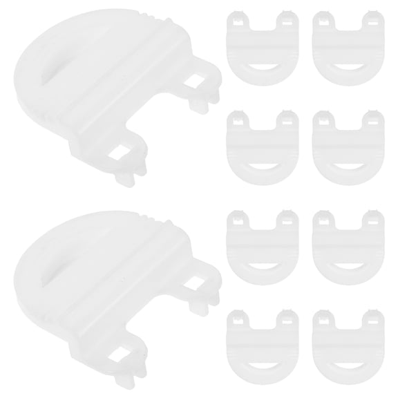 LOLIPPYY Compact White PP Cage Clips for Small Pets Secure Grip and Longterm Usability