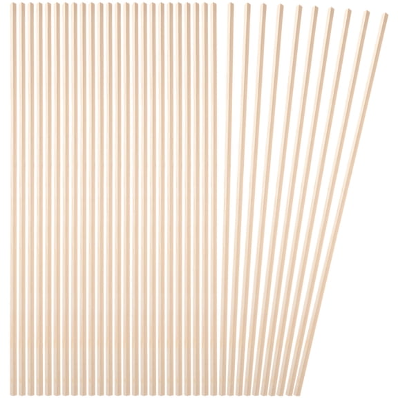 LOLIPPYY 10Pcs Wooden Window Molding Trim Beige Strip for DIY Decor Smooth Surface Durable Wood