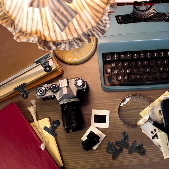 LOLIPPYY 10Pcs Workshop Use Clips Stainless Steel for Office Supplies