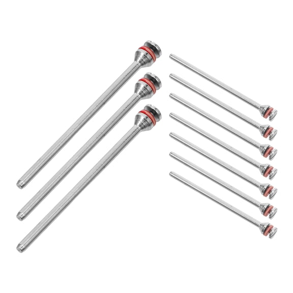 LOLIPPYY 10Pcs Zinc Alloy Sanding Mandrel for Detail Sanding and Jewelry Polishing Rotary Tool