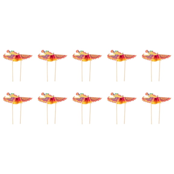 LOLIPPYY 10 Sets Paper Dragon Craft Materials for Kids, Perfect Children’s Accessory and New Year Decoration