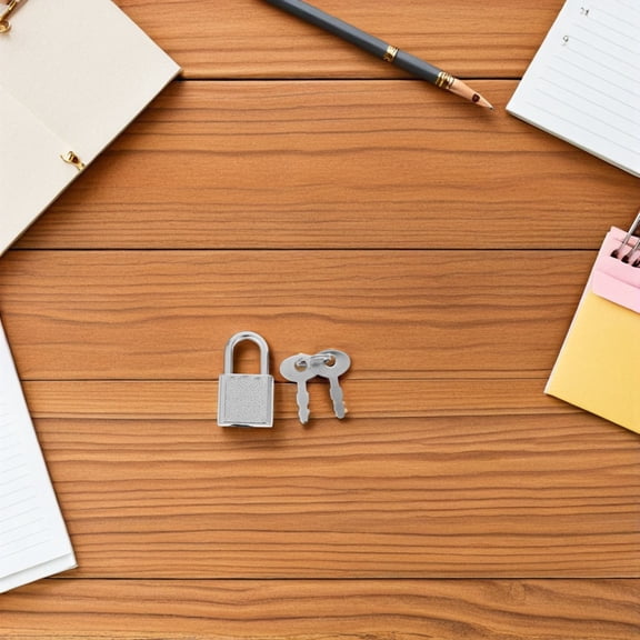 LOLIPPYY 10 Sets Locks with Keys for Toolbox, Storage Box, Jewelry Chest Security and