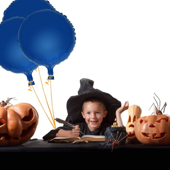 LOLIPPYY 10pcs Birthday Balloons Foil Round Shape Background Decor for Photographers