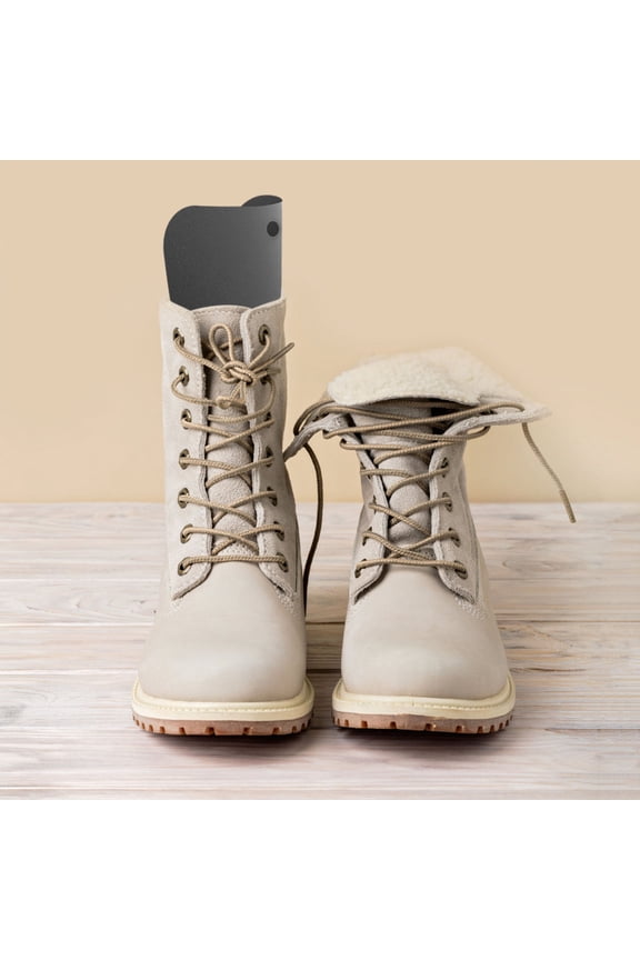 10pcs Boot Shapers for Tall Boots Shoe Crease Guard Black PVC Summer Storage Reduce Bends