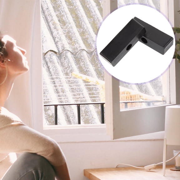 LOLIPPYY 10pcs Child Proof Window Locks Window Bar Lock Black for Sliding Windows Safety