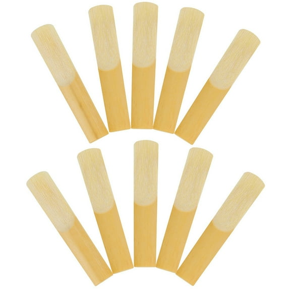 LOLIPPYY 10pcs Clarinet Reeds 2.5 Reeds Musical Instrument Clarinet Accessories
