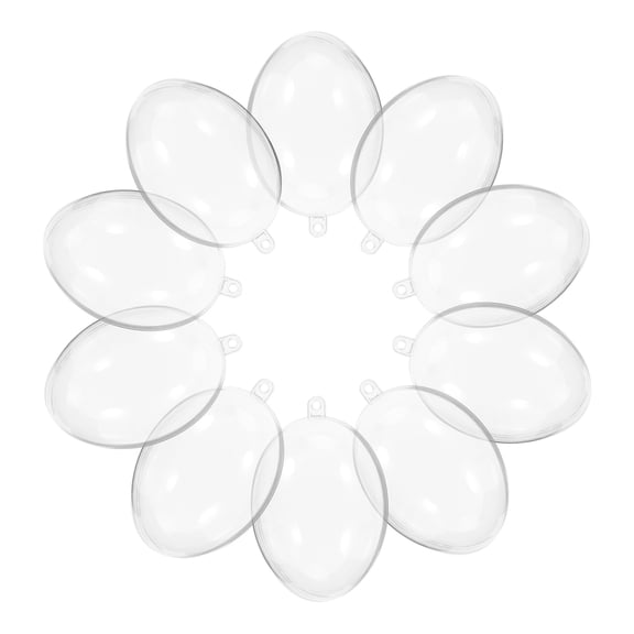 LOLIPPYY 10pcs Clear Fillable Balls Transparent Resin DIY Embellishment Craft Enthusiasts