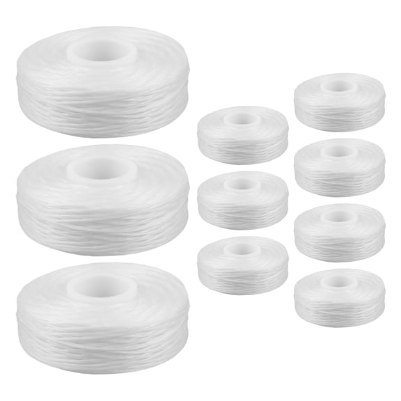 LOLIPPYY 10pcs Dental Flosser Built-In Spool Wire Flosser Replacement Core Polyester Dental Floss Refill For Oral Care Tooth Cleaning 50m
