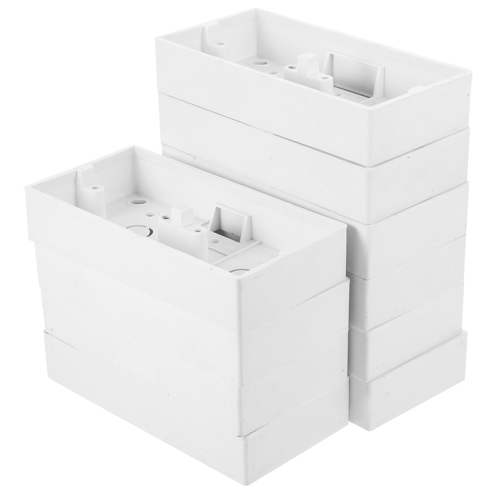 LOLIPPYY 10pcs Electrical Outlet Box for Switch Socket Panel Home ...