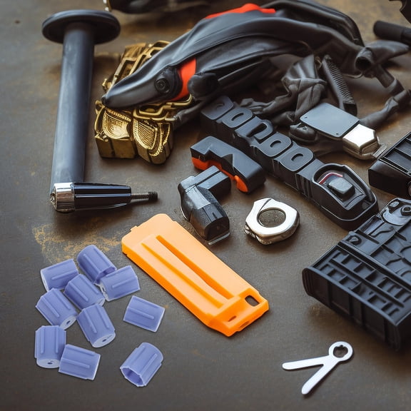 LOLIPPYY 10pcs High Pressure AC Valve Caps for Car AC Maintenance Plastic Leakproof for Vehicle Owners