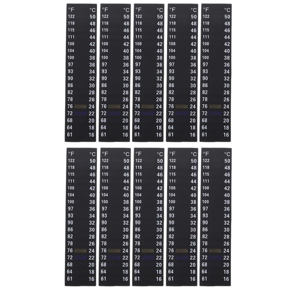 LOLIPPYY Disposable LCD Stickers, Ultra-Thin Portable Instant Read Temperature Strips for Body
