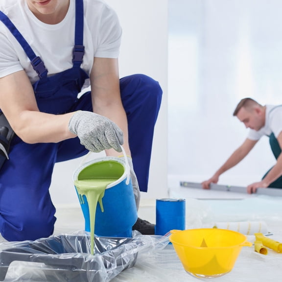 LOLIPPYY 10pcs Mesh Paint Strainers For Removing Clumps Yellow For DIY Projects