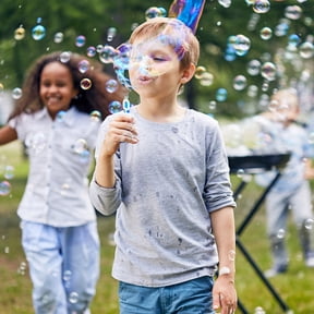 LOLIPPYY 10pcs Party Decorations Bubble Bottles White DIY Refillable Portable Bottles