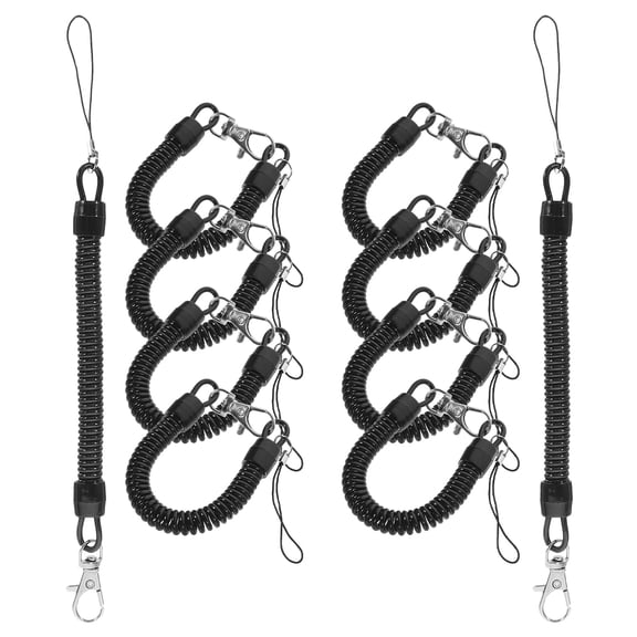 LOLIPPYY 10pcs Range Finder Lanyard For Hunting Fishing Lanyard PVC Black For Outdoor Gear
