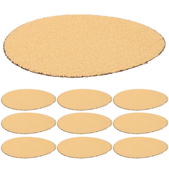 LOLIPPYY 10pcs Sanding Disc For Drill Orange Sanding Discs Abrasive Pad Round Angle Grinder