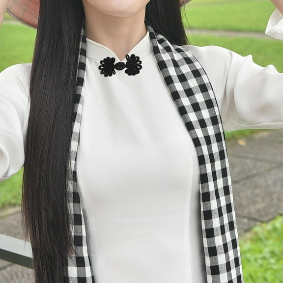 LOLIPPYY 10pcs Black Sewing Fasteners for Cheongsam, Traditional Chinese Style Frog Closures for Festival Dresses