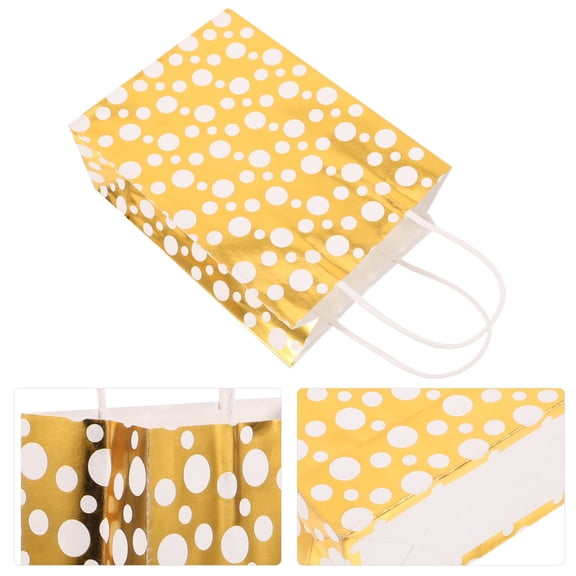 LOLIPPYY Set of 10 Red Kraft Paper Small Candy Bags for Special Occasions and Party Favors