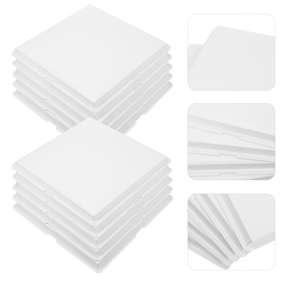 LOLIPPYY 10pcs Square Cake Board White Paper DIY Projects Protection during Transport Women Party