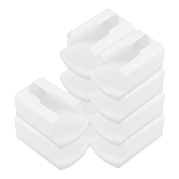 LOLIPPYY 10- Mount Remote Control Holders ABS Organizer for Household Devices and TV Remotes