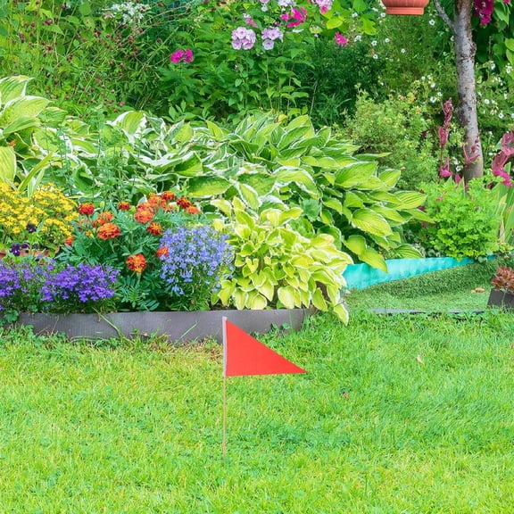 LOLIPPYY Triangular Flags for Yard and Lawn Sturdy Material Suitable for Various Occasions