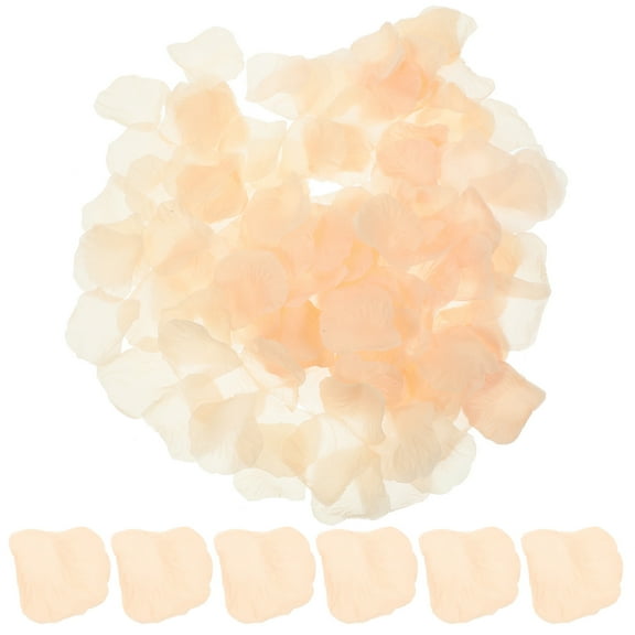 LOLIPPYY 12 Bags Fake Simulation Rose Petals Non-woven Fabric for Store Decoration Friends