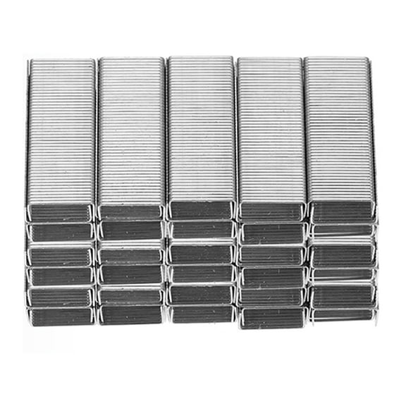 LOLIPPYY 12 Boxes of Mini Staples Refill for Office Heavy Duty Standard Size Stainless Steel Staples for Mini Desktop Stapler Office Supply