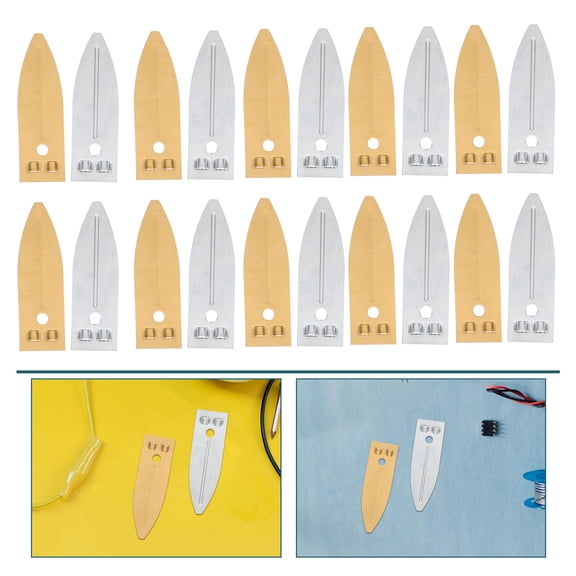 LOLIPPYY 12 Pairs Copper Strips For Plating Assorted Color For Scientific Experimentation And Educational Equipment