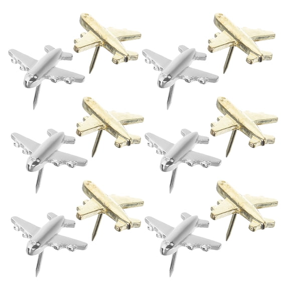 LOLIPPYY 12-Pcs Home Office Push Pin Metal And Steel Map Marking Tacks For General Users
