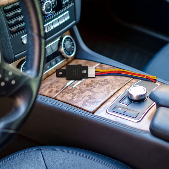 LOLIPPYY 12 Volt LED Flasher Relay Black Automotive Replacement Relay for Car Use