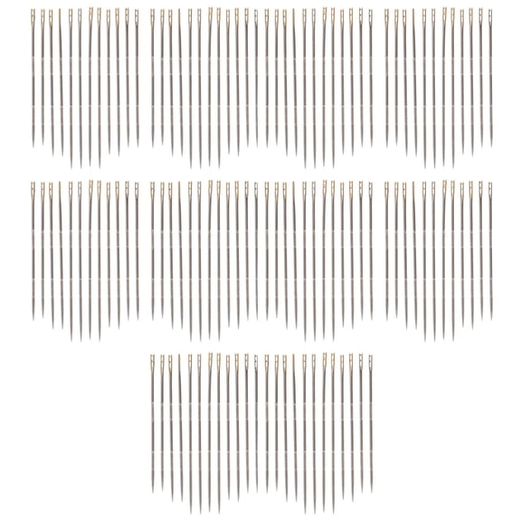LOLIPPYY 120Pcs Professional Golden Sewing Needles for Home Stitching and Crafts