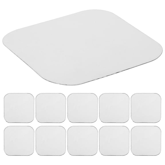 LOLIPPYY 125Pcs Portable Aluminum Foil Pans for Baking Cake Pots with Lid Practical Use