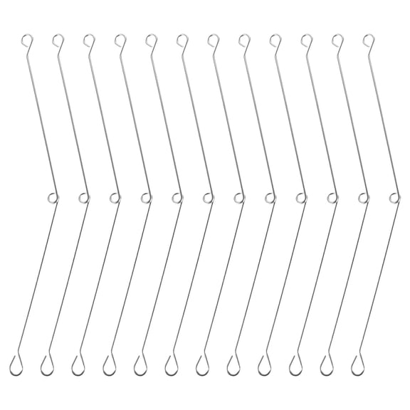 LOLIPPYY 12PCS Spring Clips for Recessed Light Fixtures - Torsion Spring Clips Metal Recessed Lighting Trims Accessories for Bathroom Ceiling Exhaust Fan