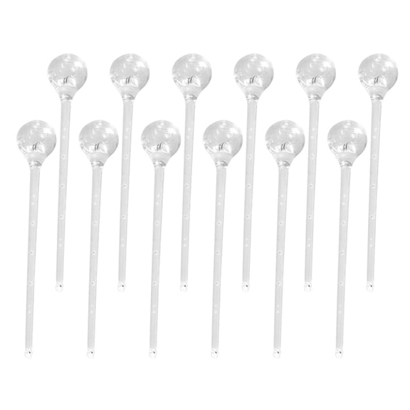 LOLIPPYY 12Pcs Acrylic Raindrop Pendants White Decorative Hanging Beads for Wedding and Bridal Shower
