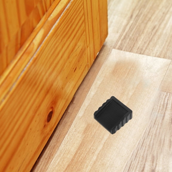 LOLIPPYY 12Pcs Anti-Collision Door Stop Wedges Black Strong Damping Door Slam Stopper for Home
